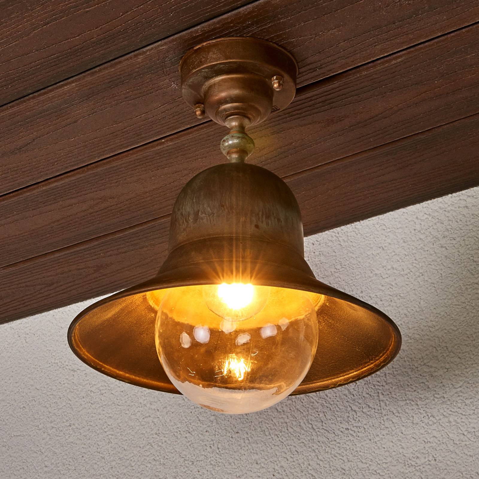 Moretti Luce Plafonnier d'extérieur en laiton Marquesa Moretti Luce