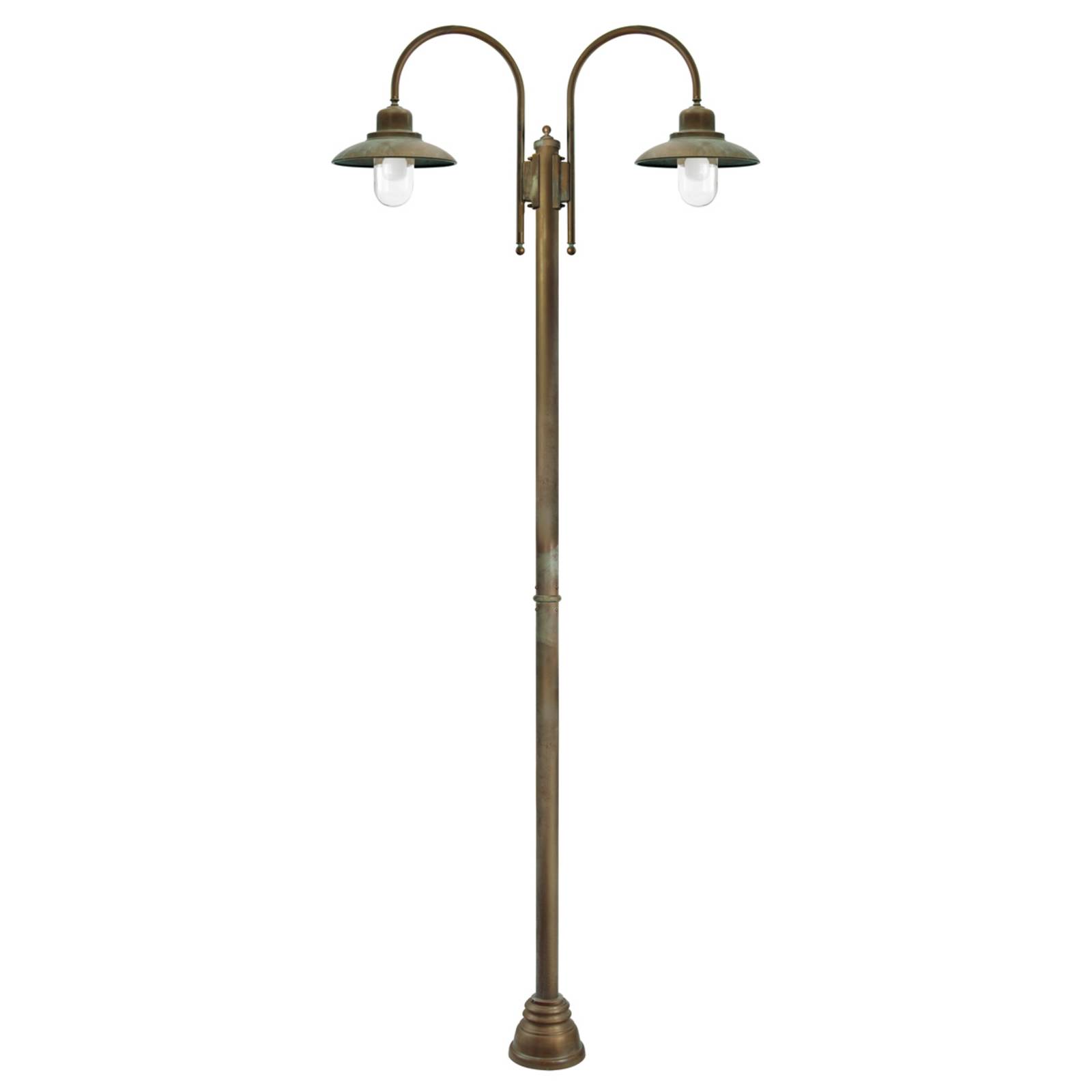 Moretti Luce Lampadaire d'extérieur Casale 270cm à 2 lampes Moretti Luce