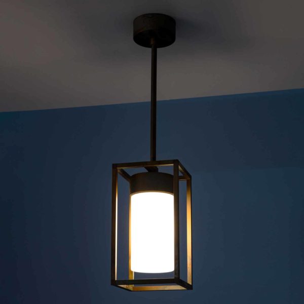 Moretti Luce Suspension Cubic³ 3368 laiton ancien/opale Moretti Luce