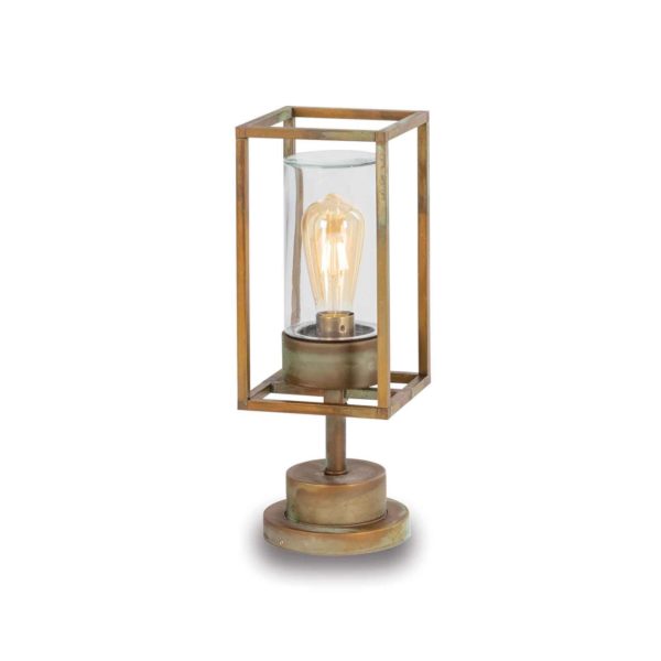 Moretti Luce Potelet Cubic³ 3369 laiton ancien/transparent Moretti Luce