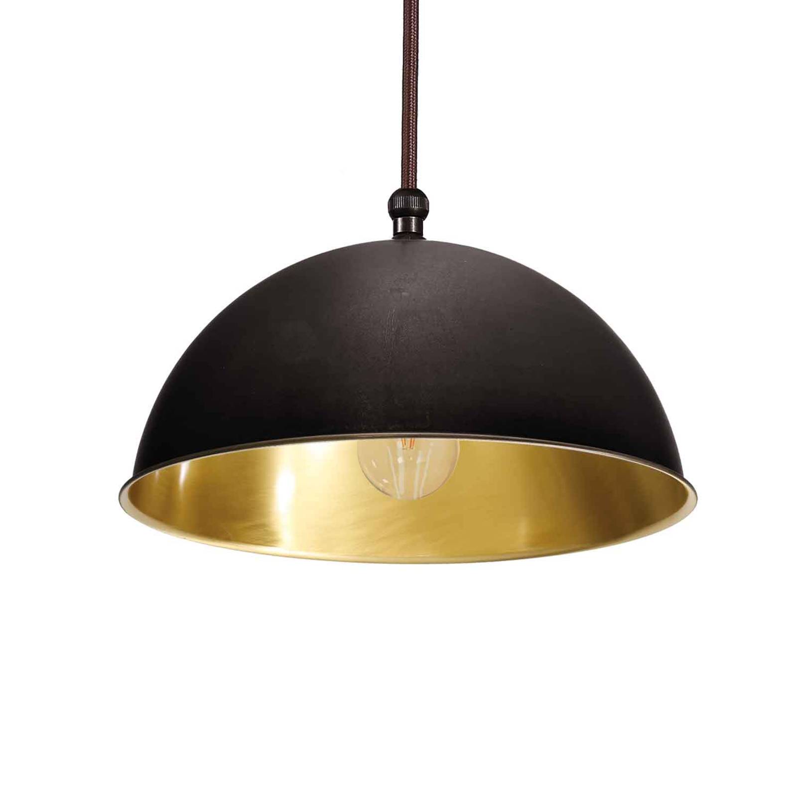 Moretti Luce Suspension Circle dorée/laiton bruni