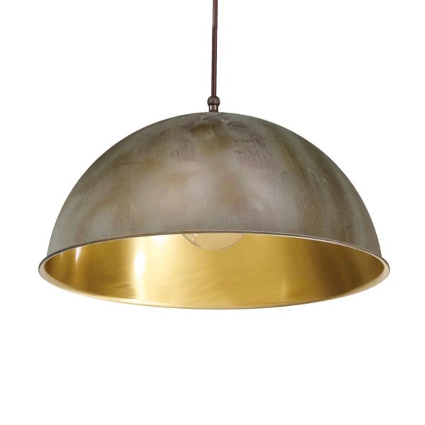 Moretti Luce Suspension Circle dorée/laiton ancien
