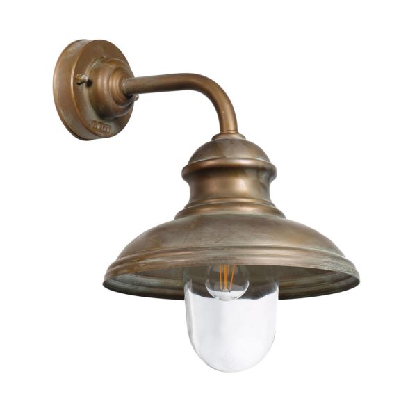 Moretti Luce Applique ext Little Mill 3350 laiton ancien/transp Moretti Luce