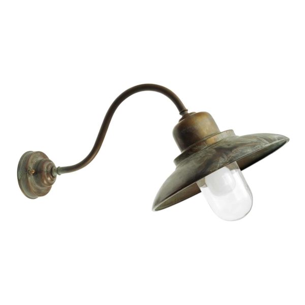 Moretti Luce Applique extérieur Patio 1351 laiton ancien/transp Moretti Luce