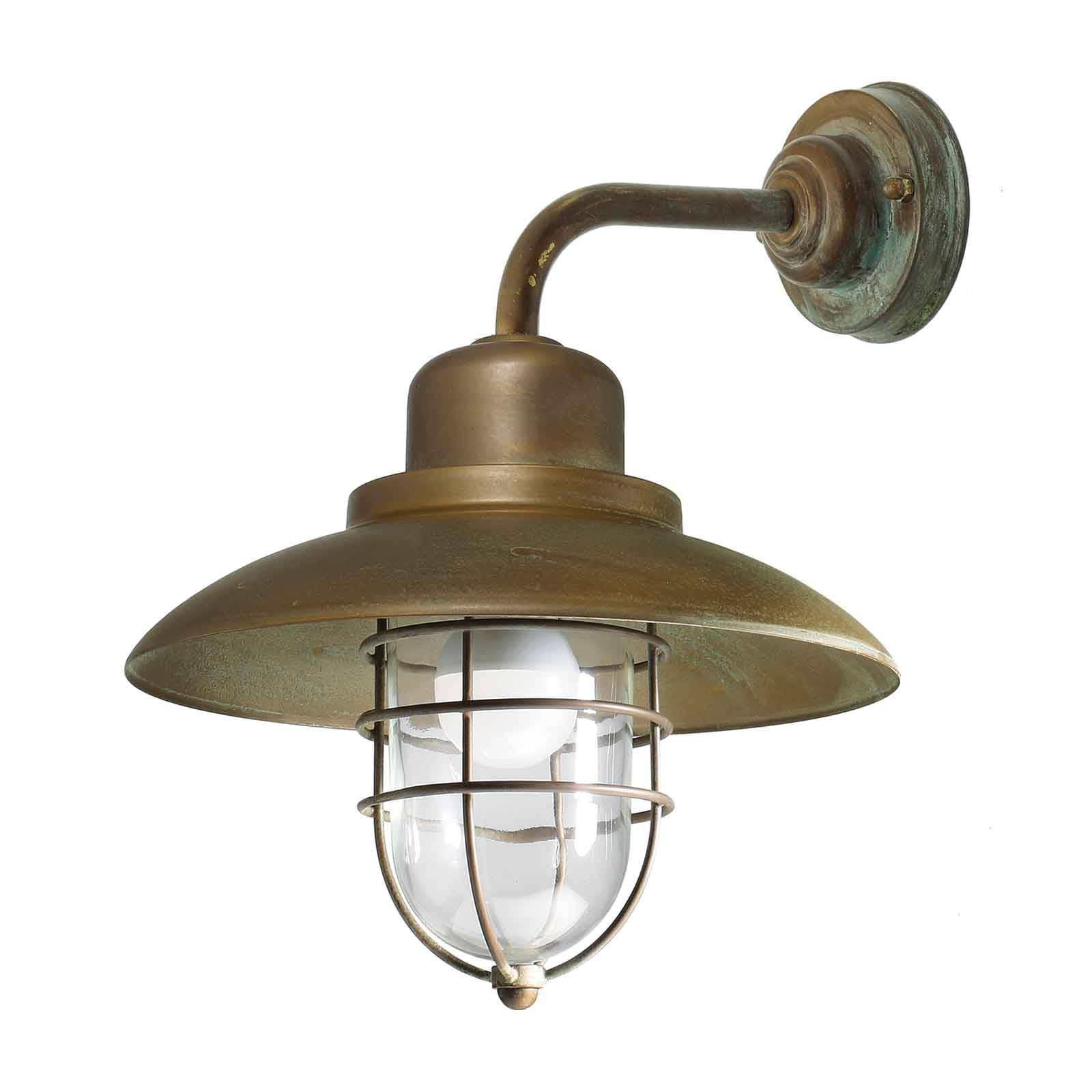 Moretti Luce Applique Patio Cage 3303 laiton ancien/transp. Moretti Luce