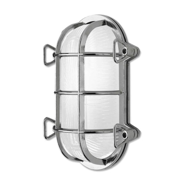 Moretti Luce Applique Tortuga 200.21, ovale, nickel/opale Moretti Luce