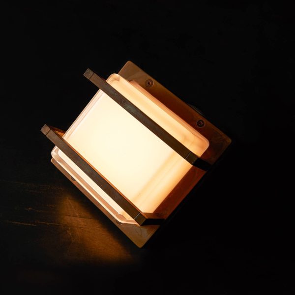 Moretti Luce Applique d'extérieur LED Ice Cubic 3406