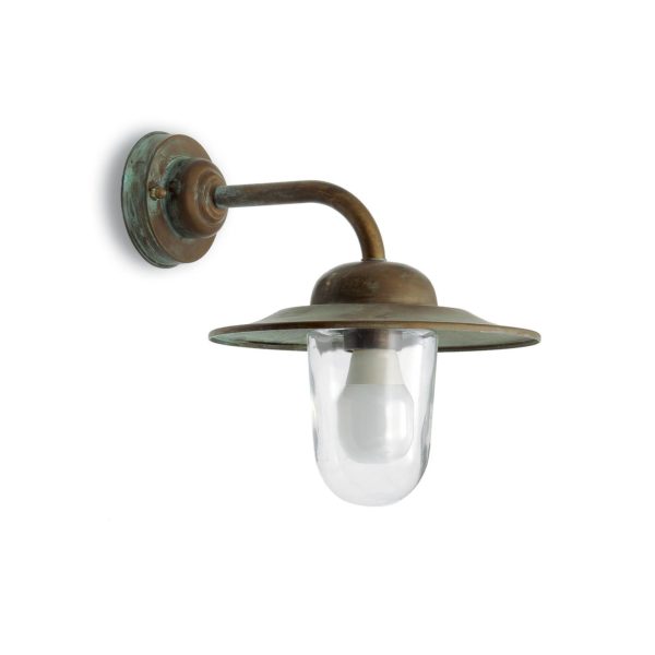 Moretti Luce Applique d’extérieur Casale laiton prof.30cm Moretti Luce