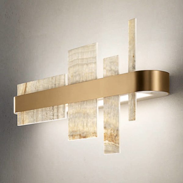Masiero Applique de designer Honicé avec LED, 65 cm Masiero