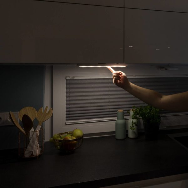 Müller-Licht Lampe pour meubles LED Mobina Push 10 avec accu blanc Müller-Licht
