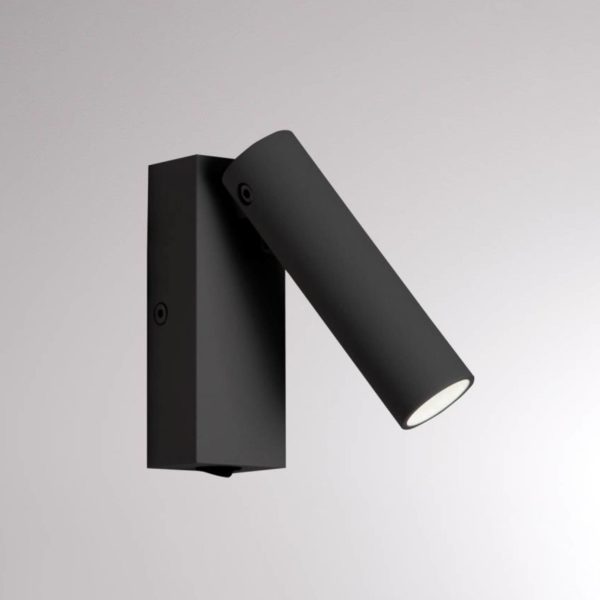 Molto Luce Anio applique murale LED 2 700 K noire Molto Luce