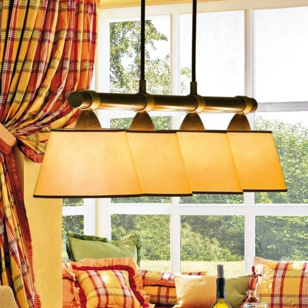 Menzel Magnifique suspension LIVING TABLE à 4 lampes Menzel