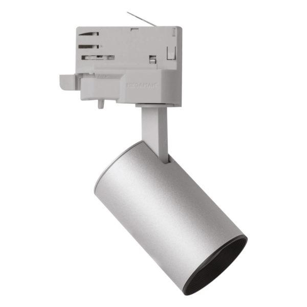 Megaman Spot LED MarcoMini rail triphasé argenté 2 800 K Megaman