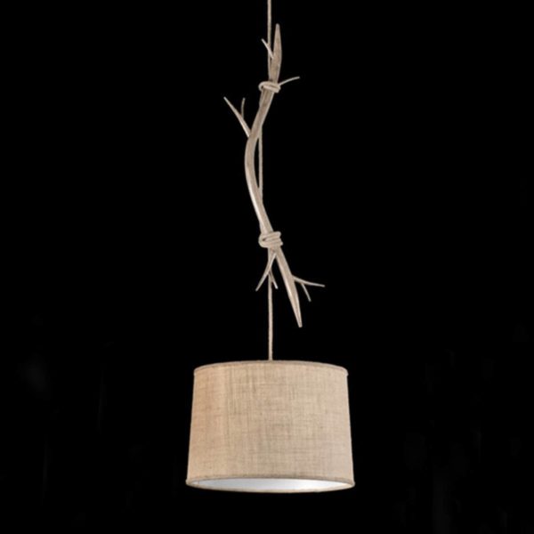 Mantra Iluminación Suspension Sabina abat-jour tissu, 1 lampe, 35 cm Mantra Iluminación