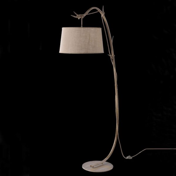 Mantra Iluminación Lampadaire Sabina avec abat-jour en tissu Mantra Iluminación