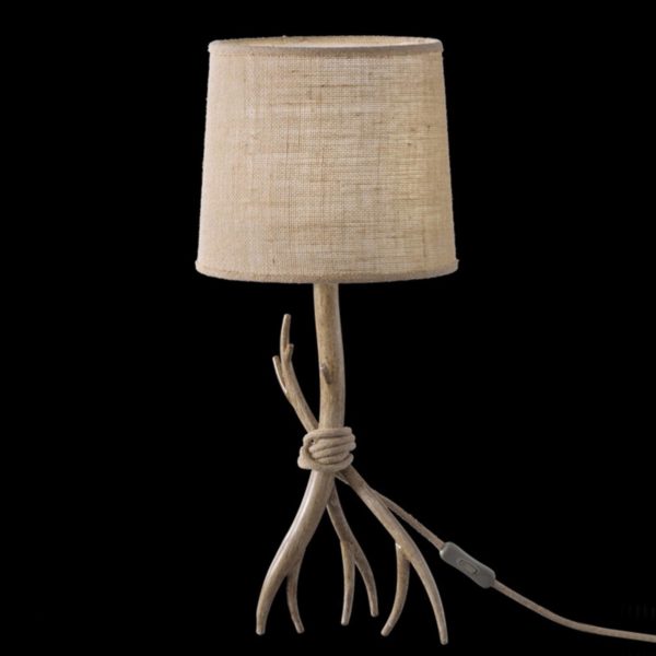 Mantra Iluminación Lampe à poser Sabina avec abat-jour en tissu Mantra Iluminación