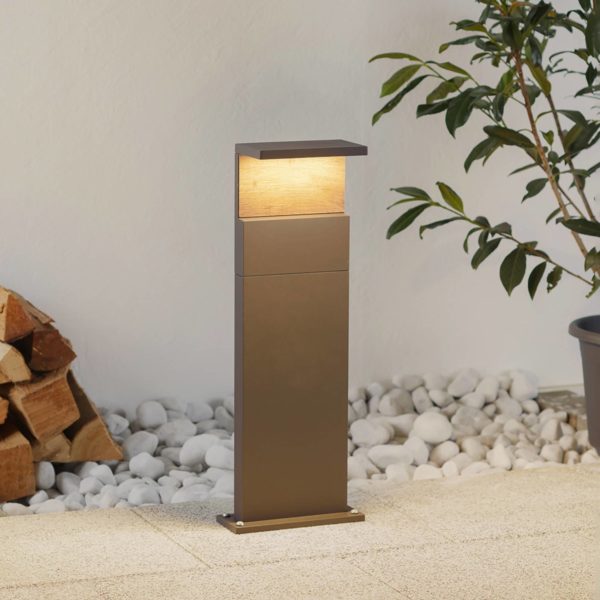 Mantra Iluminación Borne lumineuse LED Ruka avec élément en bois