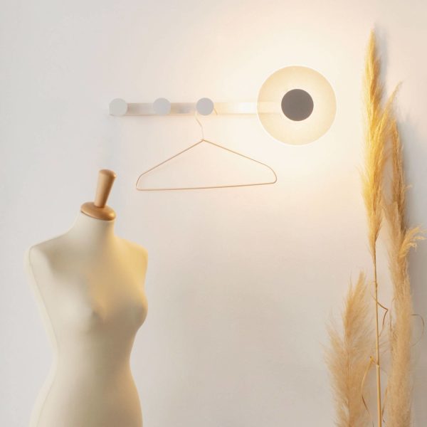 Mantra Iluminación Applique LED Venus avec porte-manteaux