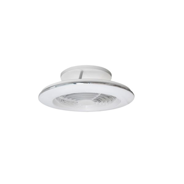 Mantra Iluminación Ventilateur de plafond LED Alisio mini, blanc Mantra Iluminación