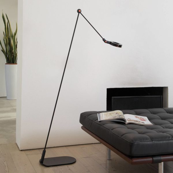 Martinelli Luce L’Amica lampadaire LED, noir Martinelli Luce