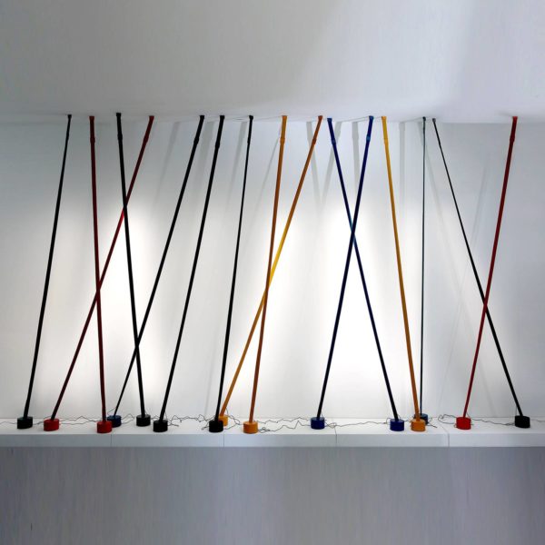 Martinelli Luce Elastica lampadaire bande noir Martinelli Luce