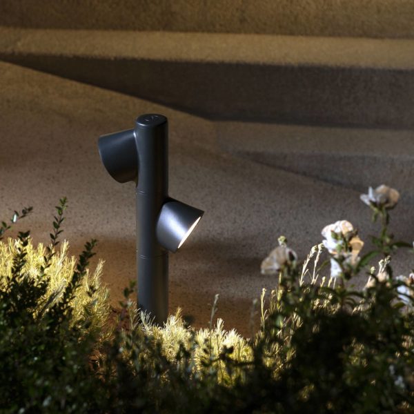 Martinelli Luce Bruco borne à 2 lampes 79cm Martinelli Luce