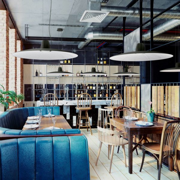 Martinelli Luce Lent suspension LED, grise Martinelli Luce
