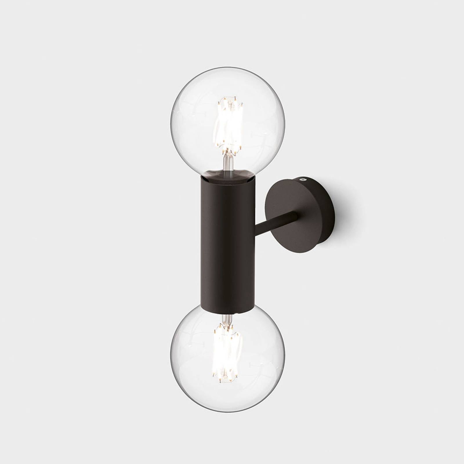 Modo Luce Chandelier applique 2 lampes E27 noire Modo Luce