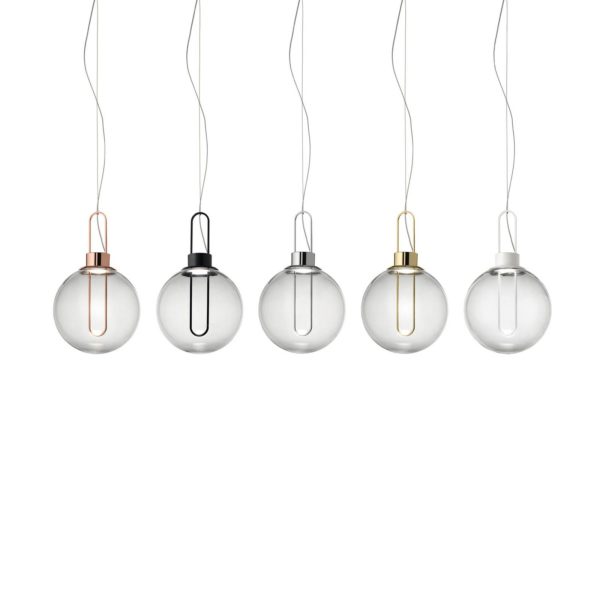 Modo Luce Orb suspension LED, laiton, Ø 25 cm Modo Luce