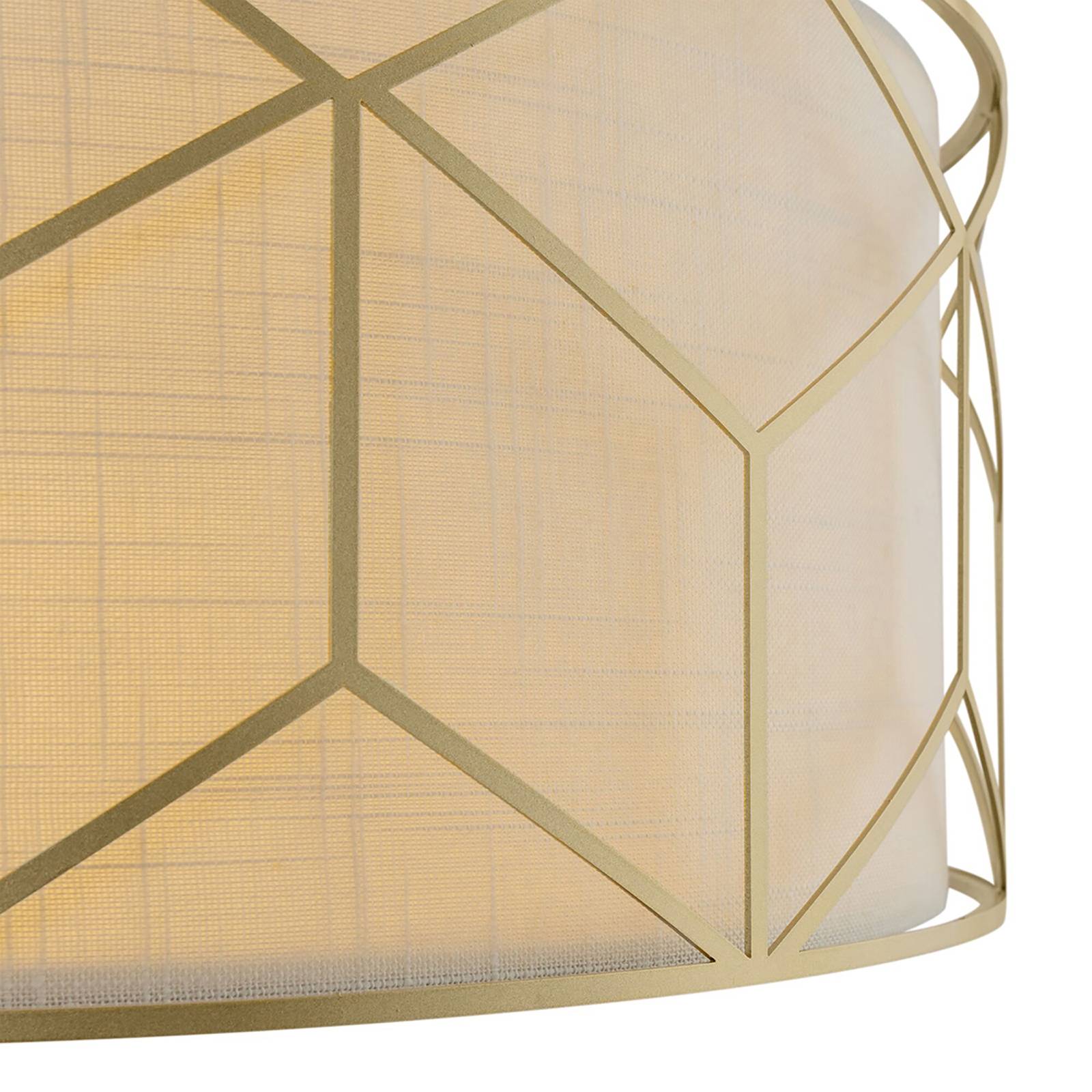 Maytoni Messina suspension abat-jour en lin beige Maytoni