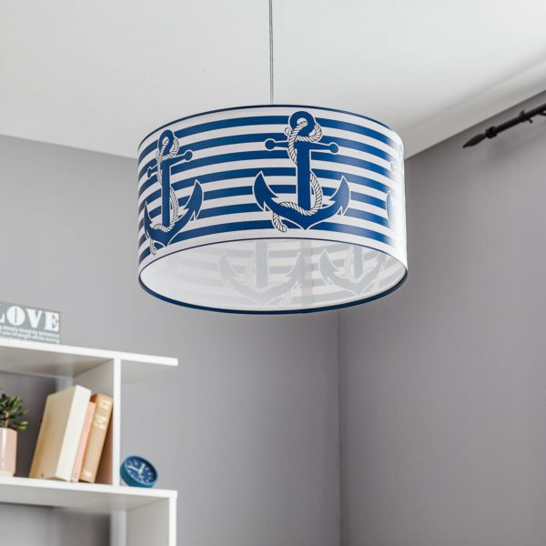 Maco Design Suspension maritime Ahoi avec motif d'ancre Maco Design