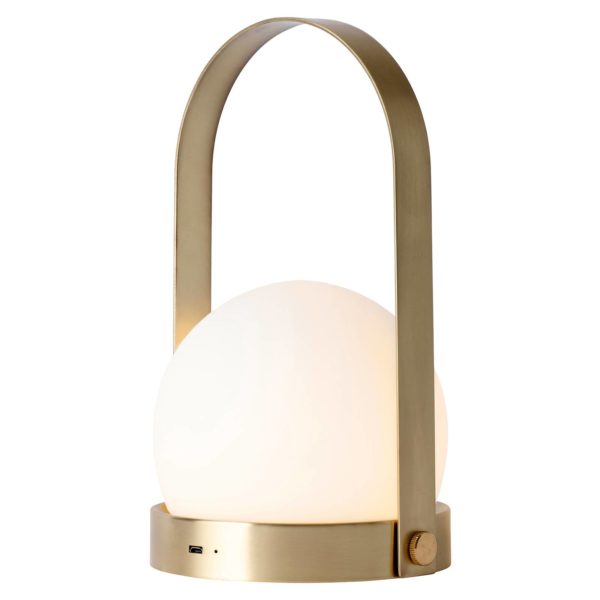 Audo Copenhagen Audo Carrie lampe déco LED rechargeable, laiton Audo Copenhagen