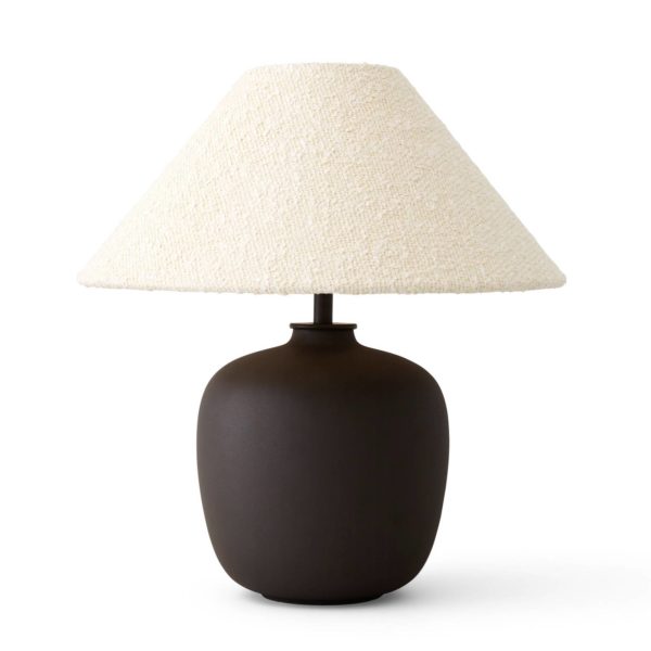 Audo Copenhagen Audo Torso lampe table LED brune/blanche 37 cm Audo Copenhagen