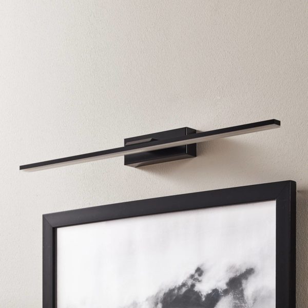 MCJ Applique murale LED Miroir 60 cm noir 4000K MCJ