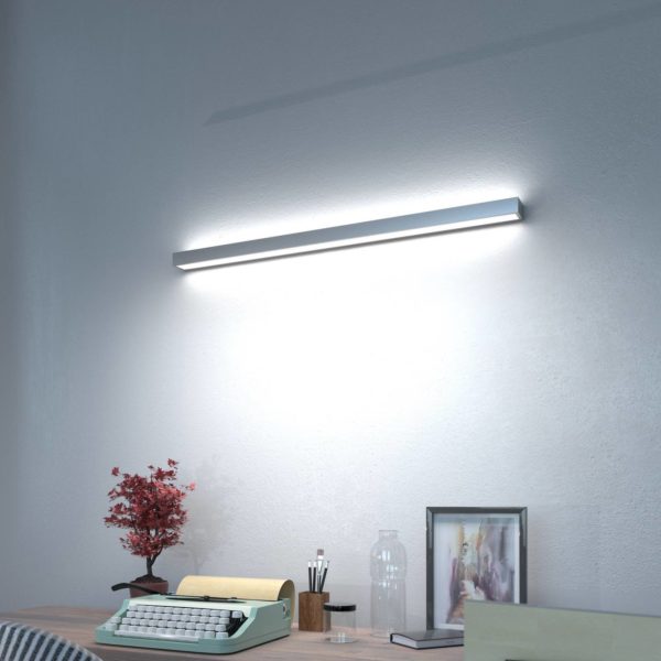 MCJ Applique murale LED Mera, largeur 80 cm, aluminium, 4.000K MCJ