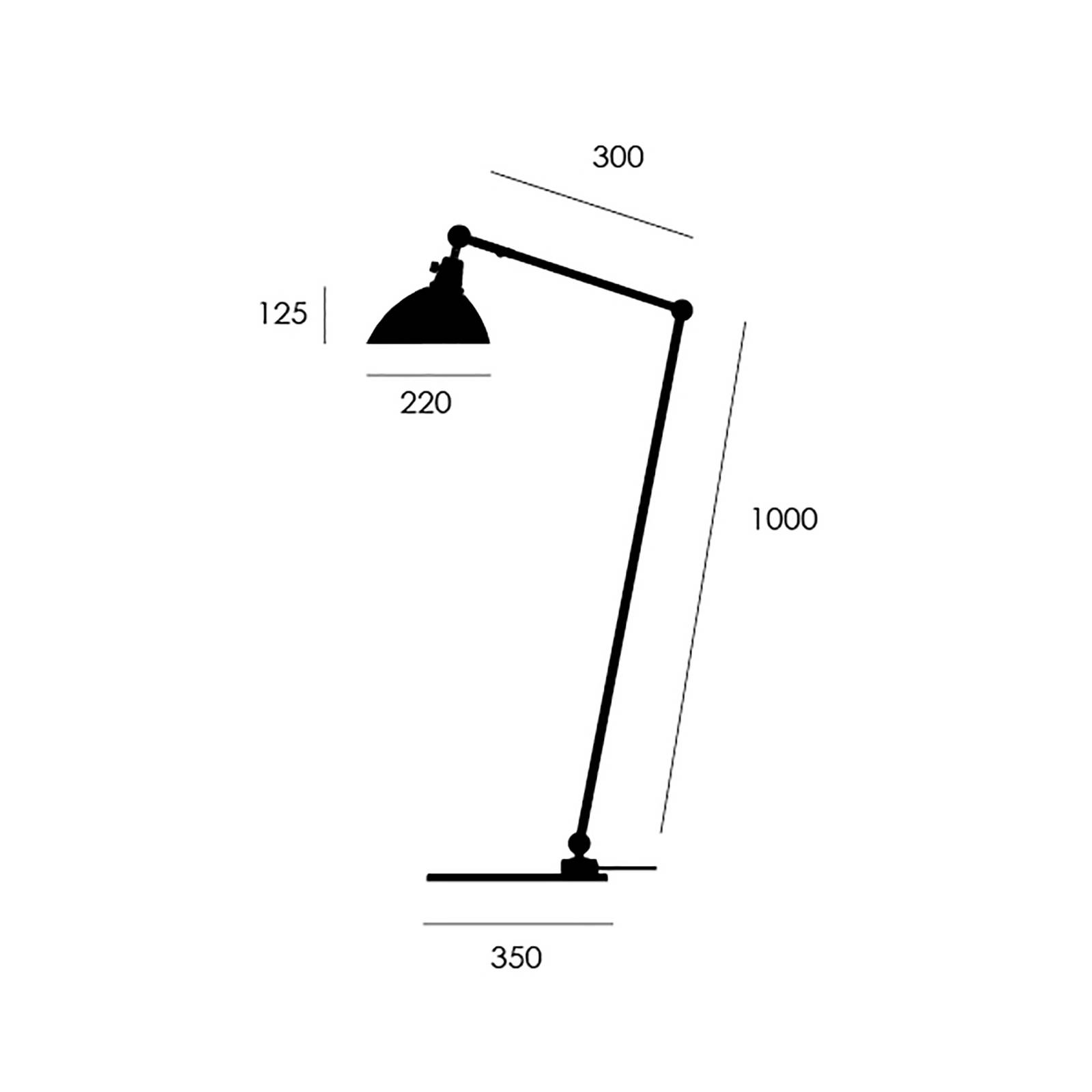 midgard modular TYP 556 lampadaire noir 120 cm midgard