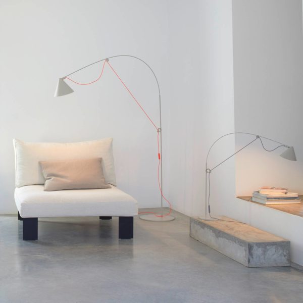 midgard AYNO L lampadaire gris/orange 3 000 K midgard