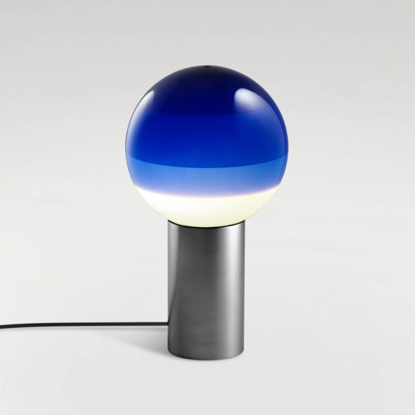 MARSET Dipping Light S lampe table bleu/graphite Marset