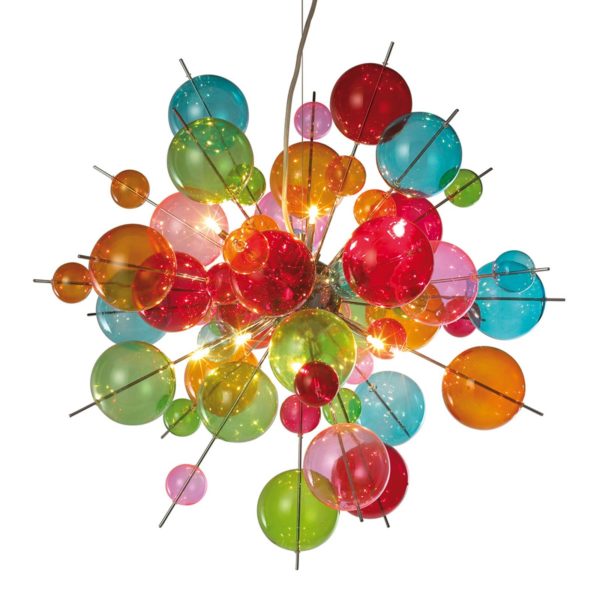 Näve Suspension en verre multicolore Aurinia Näve