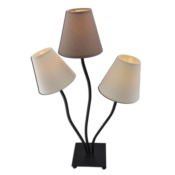 Näve Lampe à poser à 3 lampes Twiddle dans les bruns Näve