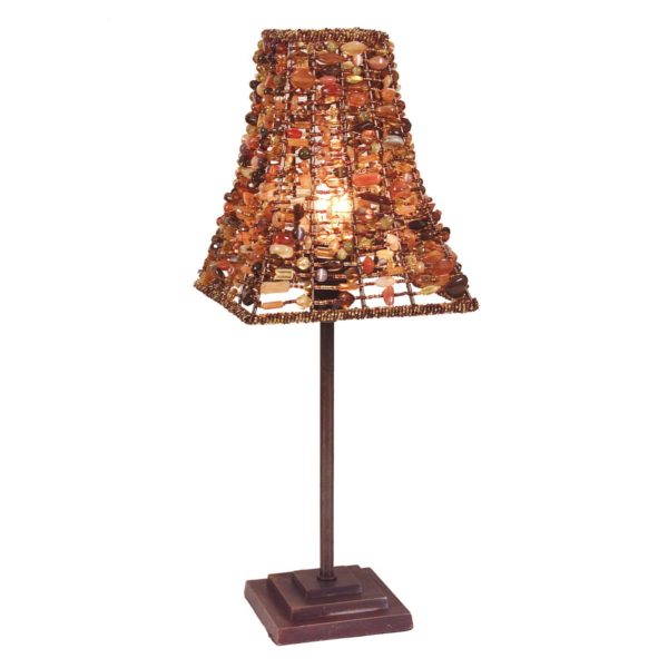 Näve Lampe à poser Bella avec abat-jour/pied carré Näve