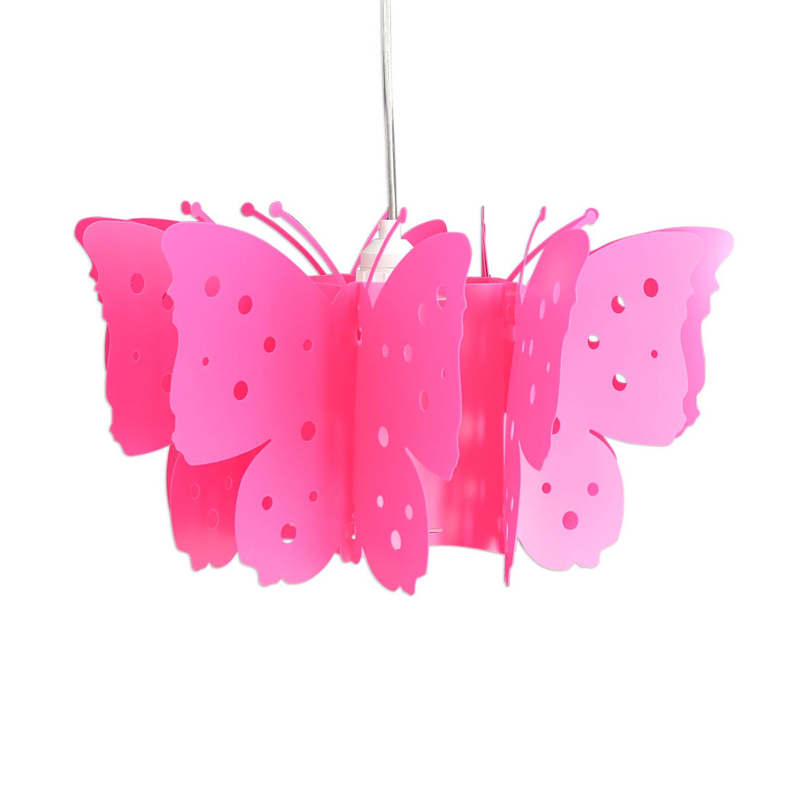 Näve Suspension Kizi en rose avec des papillons Näve