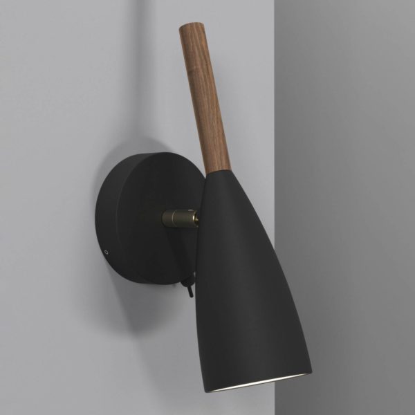 DFTP by Nordlux Applique murale Pure avec interrupteur, noir DFTP by Nordlux