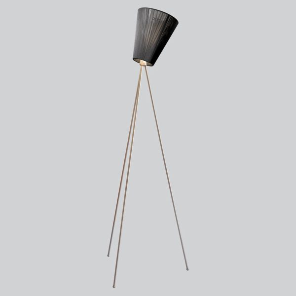 Northern Oslo Wood lampadaire acier/noir Northern