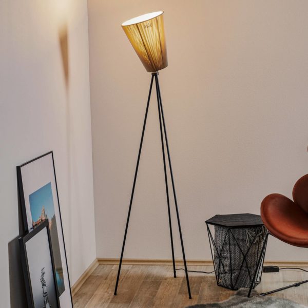 Northern Oslo Wood lampadaire noir/beige Northern