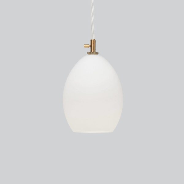 Northern Unika suspension en verre blanche