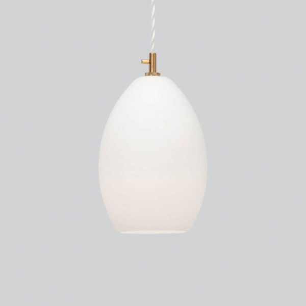 Northern Unika suspension en verre blanche