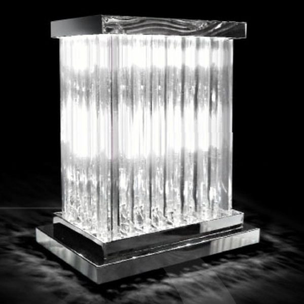 Novaresi Belle lampe à poser Dorico cristal Novaresi