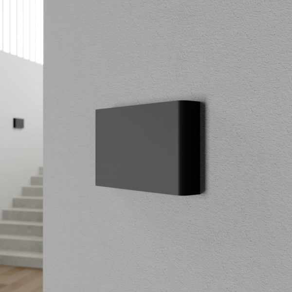Euluna Applique murale Haga en métal, up & down, graphite Euluna