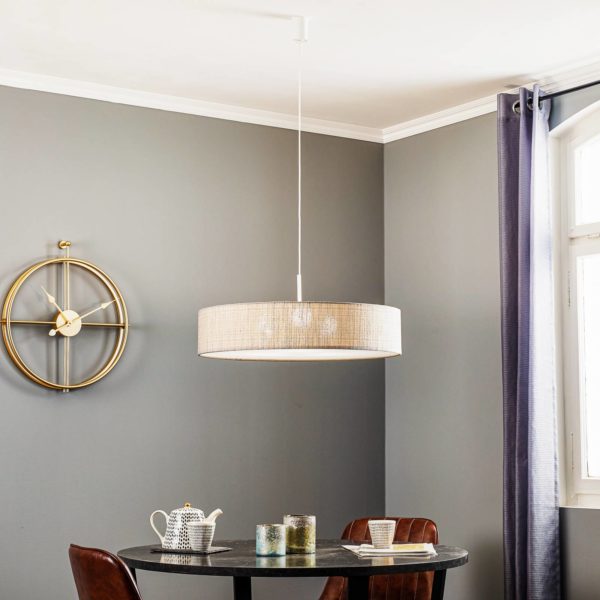 Euluna Suspension Turda, gris, Ø 65 cm Euluna